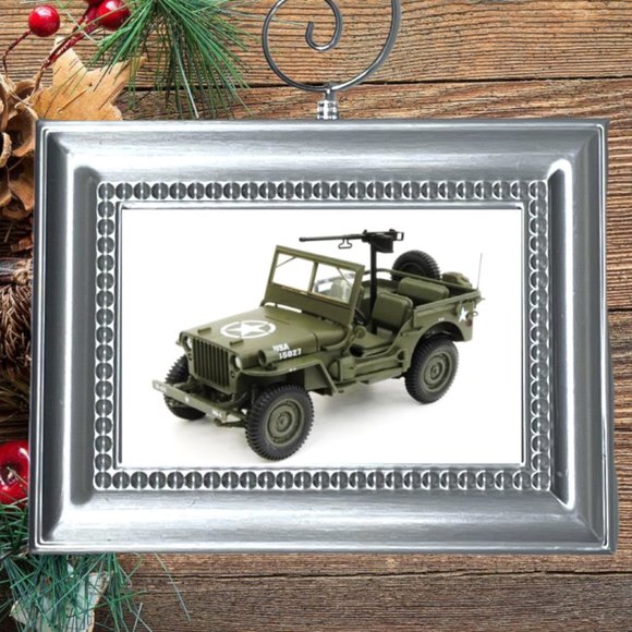 United‎ States US Military Army 1941 Jeep USA Christmas Tree Ornament - Picture 1 of 3